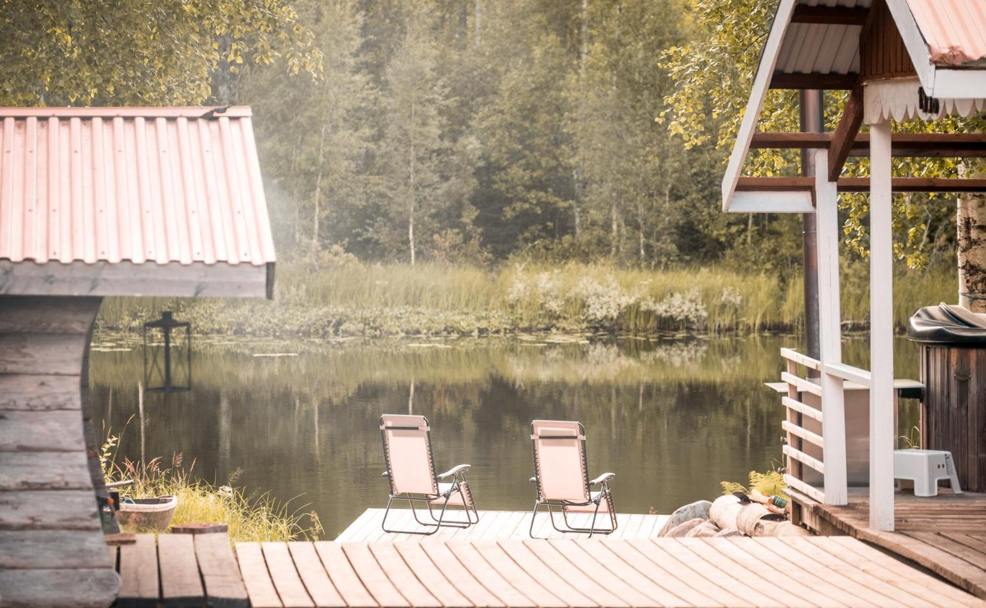 Hotel Langforsen Glamping & Lapland Experience Lapptrask Zewnętrze zdjęcie